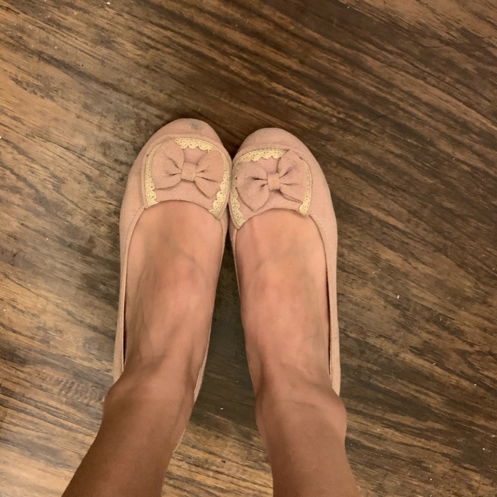 Pink shoes